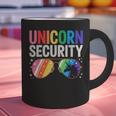 Unicorn Security Birthday Family Halloween Costume Mom Dad Graphic Print Coffee Mug