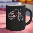 Vintage Bicycle With Playing Cards Nostalgia Graphic Print Coffee Mug