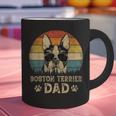 Vintage Boston Terrier Dad Dog Lovers Father's Day Tee Graphic Print Coffee Mug