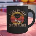 Vintage Class Of 1976 50 Years Later Reunion 50th Graduation Graphic Print Coffee Mug