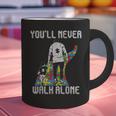 Vintage Father Son Family Autistic Kids Autism Awareness Dad Graphic Print Coffee Mug