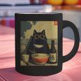 Vintage Japanese Cat Ramen Cat Dad Retro Graphic Women Graphic Print Coffee Mug Vintage Japanese Cat Ramen Cat Dad Retro Graphic Women Graphic Print Coffee Mug