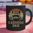 Vintage Raccoon Dad Raccoon Lovers Daddy Father's Day Graphic Print Coffee Mug