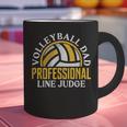 Volleyball Dad Professional Line Judge Volleyball Dad Graphic Print Coffee Mug