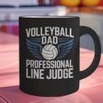 Volleyball Dad Professional Line Judge Volleyball Father Graphic Print Coffee Mug