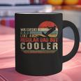 Waterski Dad Fathers Day Ski Lover Dad Water Skiing Rider Graphic Print Coffee Mug