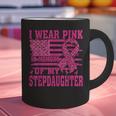 I Wear Pink In Memory Of My Stepdaughter Breast Cancer Graphic Print Coffee Mug