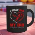 I Wear Red In My Memory Of My Dad Heart Disease Awareness Graphic Print Coffee Mug I Wear Red In My Memory Of My Dad Heart Disease Awareness Graphic Print Coffee Mug