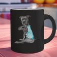 Women Dog Pitbull I Love Dad Tattoo Graphic Print Coffee Mug Women Dog Pitbull I Love Dad Tattoo Graphic Print Coffee Mug