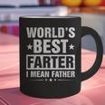 World's Best Farter I Mean Father Retro Father's Day Dad Graphic Print Coffee Mug