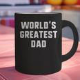 World's Greatest Dad Family Graphic Print Coffee Mug