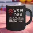WOW Dad Like a Normal Dad Way More Awesome Tee T-Shirt Graphic Print Coffee Mug