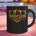 Wrestling Senior Night Wrestling Senior 2025 Graduation 17 Graphic Print Coffee Mug