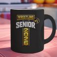Wrestling Senior Night Senior 2026 Faith Cross Graduation Graphic Print Coffee Mug