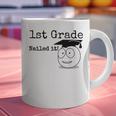 1st Grade Nailed It Kids Graduation TShirt Second Grade Graphic Print Coffee Mug
