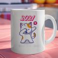 2021 Kindergarden Graduation Celebration Dapping Cat For Men Women Kids Graphic Print Coffee Mug