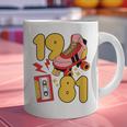 80s Vibes Mixed Tapes & Roller Skates 1981 Nostalgia Retro Graphic Print Coffee Mug 80s Vibes Mixed Tapes & Roller Skates 1981 Nostalgia Retro Graphic Print Coffee Mug
