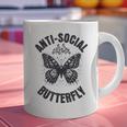 Anti-Social Butterfly Awkward Introvert Homebody Humor Graphic Print Coffee Mug Anti-Social Butterfly Awkward Introvert Homebody Humor Graphic Print Coffee Mug