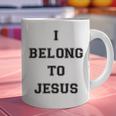 I Belong To Jesus Christian Gym Apparel Christian Dad Graphic Print Coffee Mug