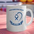 Blue In Memory Of Mom Colon Cancer Awareness Memorial Graphic Print Coffee Mug Blue In Memory Of Mom Colon Cancer Awareness Memorial Graphic Print Coffee Mug