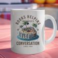 Books Helping Introvert Avoid Conversation Graphic Print Coffee Mug Books Helping Introvert Avoid Conversation Graphic Print Coffee Mug