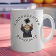 Boys Girls Kindergarten Graduate Sloth Graduation Cap Graphic Print Coffee Mug