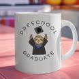 Boys Girls Preschool Graduate Sloth Graduation Cap Graphic Print Coffee Mug