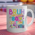 Bruh This Is My 80's Costume Nostalgia Mixtape 80s 90s Party Graphic Print Coffee Mug
