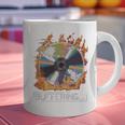 Buffering Glitched CD On Fire 2000s Nostalgia Graphic Print Coffee Mug