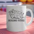 Bulldog Rolling Fatties Dog Mom Dad Owner Graphic Print Coffee Mug Bulldog Rolling Fatties Dog Mom Dad Owner Graphic Print Coffee Mug