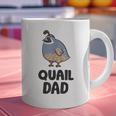 California Quail Bird Dad Quail Dad Graphic Print Coffee Mug