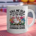 Call Me Old Seniors Nostalgia Retro Humor Casual Graphic Print Coffee Mug