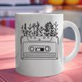 Cassette Tee 80s 90s Retro Party Costume Nostalgia Cassette Graphic Print Coffee Mug