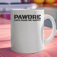 Cat Dad PAWDRE Cats Make Me Happy Cat Father Graphic Print Coffee Mug