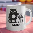 Cat What Humor Introvert Anti-Social Graphic Print Coffee Mug