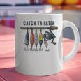 Catch Ya Later Vintage Fishing Lures Outdoor Dad Son Graphic Print Coffee Mug