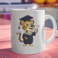 Cheetah Graduation Cute Kindergarten Elementary High School Graphic Print Coffee Mug