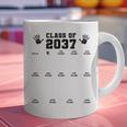 Class Of 2037 Handprint Grow With Me Pre-k Graduation Graphic Print Coffee Mug