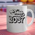 Class Of 2037 Senior Retro 2037 Grad Graduate Graduation Graphic Print Coffee Mug