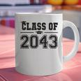 Class Of 2043 Grow With Me Graduation First Day Of School Graphic Print Coffee Mug