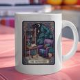 Color Graphic The Introvert Tarot Card Raglan Baseball Tee Graphic Print Coffee Mug