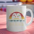 Cute Vintage Dad Level Unlocked Funny Gamer New Daddy Father Graphic Print Coffee Mug