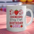 Dad Of The Berry First Birthday Girl Sweet Strawberry Graphic Print Coffee Mug