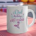 Dad Of The Birthday Mermaid Birthday Party Mermaid Dad Graphic Print Coffee Mug