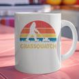 Dad Lawn Mowing Grassquatch Bigfoot Mower Garden Graphic Print Coffee Mug