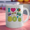 Dad I Love The 80's Retro 80s Nostalgia For Dad Premium Tri-Blend Graphic Print Coffee Mug