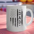Dad Patriotic American USA Flag Father's Day Dad Graphic Print Coffee Mug