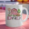 Dad Pink Farm Animal Birthday Kids Matching Family Graphic Print Coffee Mug Dad Pink Farm Animal Birthday Kids Matching Family Graphic Print Coffee Mug