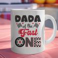 Dada Of The Fast One Car Racing Dad 1St Birthday Boy Graphic Print Coffee Mug