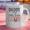Daddy Dad First Birthday Little Rookie Baseball The Big One Graphic Print Coffee Mug
